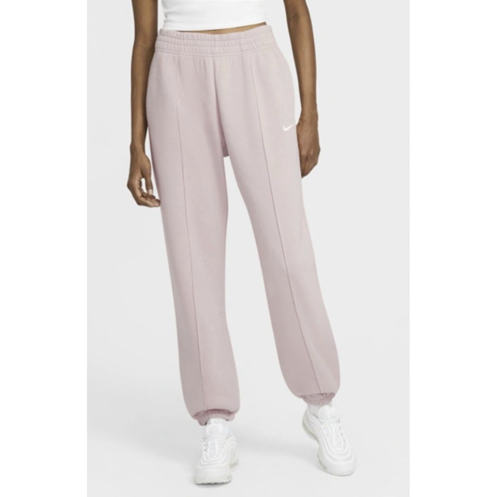 Nike Sportswear Essential Women's Joggers Sz M Pink Pull On Athletic